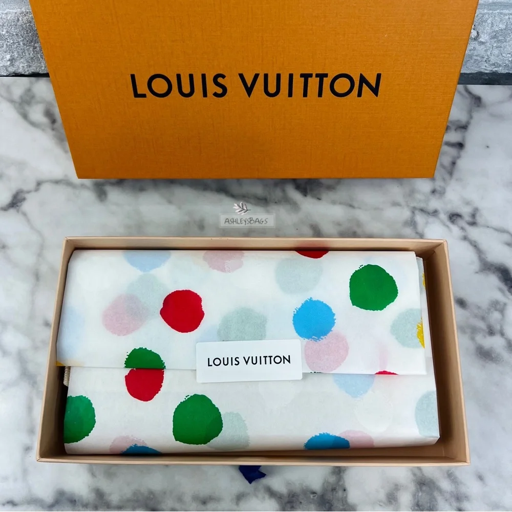 Louis Vuitton x Yayoi Kusama Zippy Wallet Epi Leather In Jaune Noir